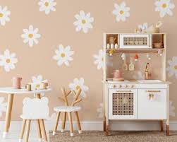 Daisy Wall Decals Nursery Decor Kids