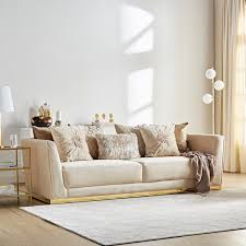 Griffin 3 Seater Velvet Sofa