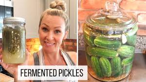 fermenting pickles canning pickles