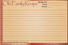 42 recipe card templates free psd