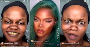 shocking makeup transformation