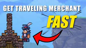 How to get the traveling merchant in terraria
