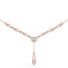 beeline diamond necklace