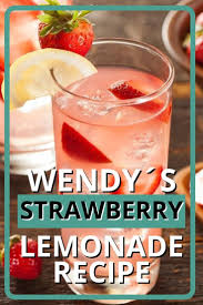 wendy s strawberry lemonade recipe