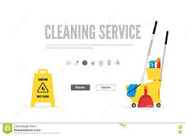Web Banner Or Gift Card Template For A Cleaning Service Stock