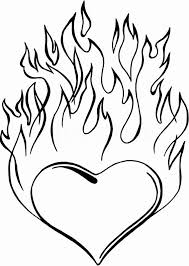 Skull coloring pages for kids on picture. Carolina Panthers Logo Coloring Pages New Flaming Heart Coloring Pages In 2020 Heart Coloring Pages Heart Drawing Easy Love Drawings