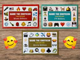 Name badge was approved as part of unicode 6.0 in 2010 and added to emoji 1.0 in 2015. Name The Emoticon An Ideal Card Game For Virtual Get Togethers