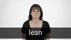lean definition and meaning collins