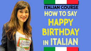 happy birthday in italian learn