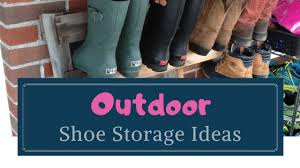 15 practical outdoor shoe storage ideas