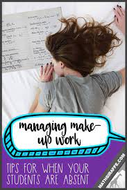 managing make up work for absent students