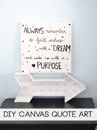 Quotes On Canvas Wall Decor Quotesgram