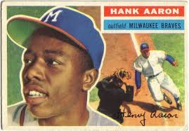 Vintage topps hank aaron cards are one of the easiest ways to recreate the slugger's career. Pin By Newmanology On Sports Hank Aaron Baseball Cards Baseball