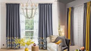chiffon polyster modern curtains for