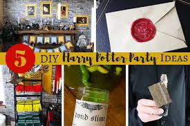 5 doable diy harry potter party ideas