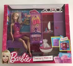 barbie dress up to make up closet and