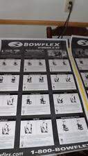 bowflex poster s ebay
