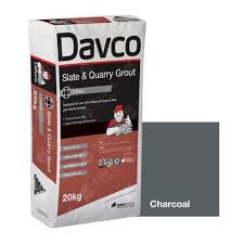 Parex Davco Sq Slate Quarry Grout Charcoal Grey 20kg