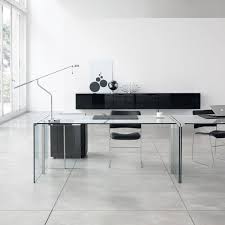 Glass desk component materials + finishes. President Glass And Metal Desk By Gallotti Radice Klarity Glass Furniture
