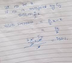 calculate the increase in percent if
