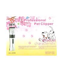 professional pet clipper kit with dual
