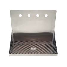 Wall Mount Stainless Steel Drip Tray