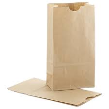 Kraft Paper Sos Bags Kraft Flat Bottom Pouch Ouma Packaging