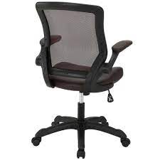 Veer is a chair built for the progressive worker. Modway Veer Vinyl Office Chair In Brown Eei 291 Brn The Home Depot