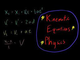 Kinematic Equations Everything You Need