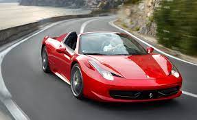 The 458 line up is the last ferrari ever to have the naturally aspirated v8 engine. 2012 Ferrari 458 Spider First Drive Ndash Review Ndash Car And Driver