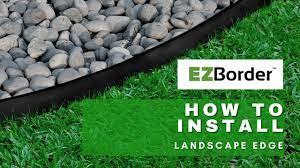 How To Install EZBorder Landscape Edge for mulch separation | Garden ideas  - YouTube
