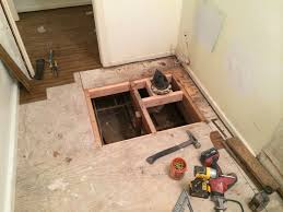 Yet bathroom floors receive a lot of attention. Subfloor Replacement Around Toilet Mobile Home Repair Remodeling Mobile Homes Updating House