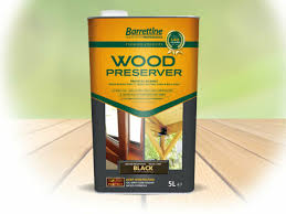 1l wood preserver black barrettine