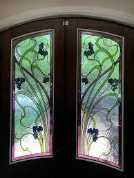 D 49 Fl Art Nouveau Stained Glass
