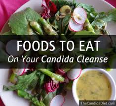 eat during the detox the candida t