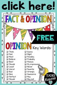 Fact And Opinion Mini Kit Fact Opinion Writing Skills