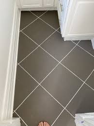 paint tile floor to look like slate an