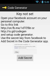 If you prefer to use the facebook mobile app on your iphone or ipad, then you can set it up from there as well. Code Generator For Android Apk Download