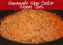 homemade slow cooker sloppy joes