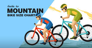 mountain bike size chart guide frame