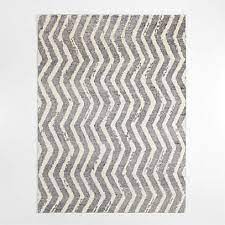 hand knotted grey area rug 8 x10