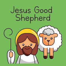 Premium Vector | Jesus good shepherd