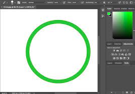 draw a circle in photo outline