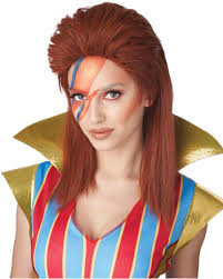w906 70s glam rocker costume wig hair