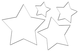 Star Template Printable Different Sizes All Together Now Info