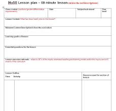 Humsteach Some Lesson And Unit Plans Template