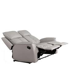 ziv 2 seater manual recliner sofa