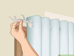 simple ways to hang curtains with wire