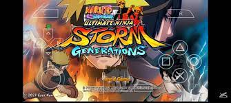 Naruto Ultimate Ninja Storm Generations PPSSPP ISO - Android1game