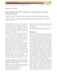 depression in older australian men